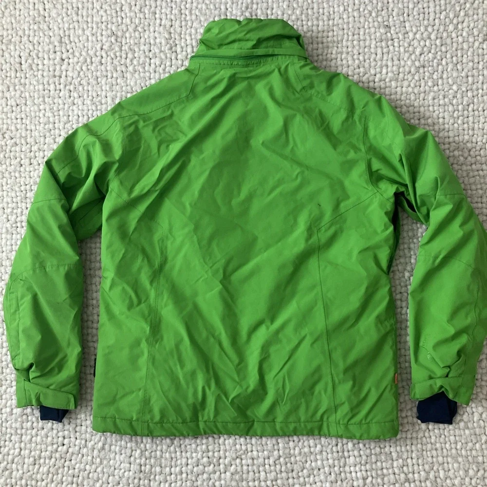 Helly Hansen Jacket Mens Large Motion Insulated Ski Jacket Green SnowBoard Recco
